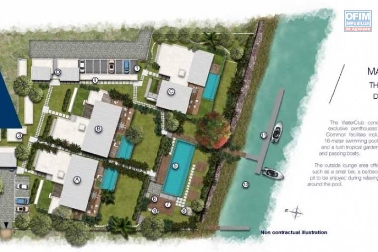 Accessible to foreigners: For sale apartments in PDS at the edge of the ocean and beautiful sea view in Black River.