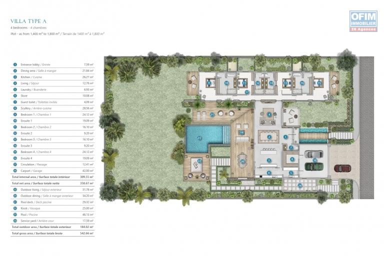 Albion for sale exceptional villas with swimming pool, beautiful view and close to the beach. Accessible to foreigners, a unique project in the west.