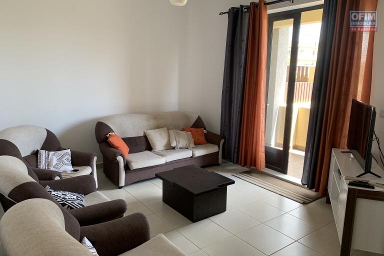Flic en Flac for rent a 3 bedroom apartment with swimming pool and garden located in a secure residence.