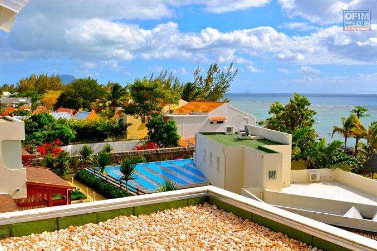 Tamarin for rent pleasant two-bedroom duplex apartment located by the ocean with a swimming pool.