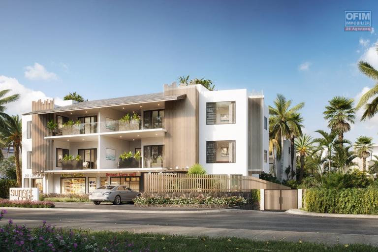 For sale 3-bedroom penthouses from 128 to 145m² in the heart of Tamarin available to foreigners(R+2)