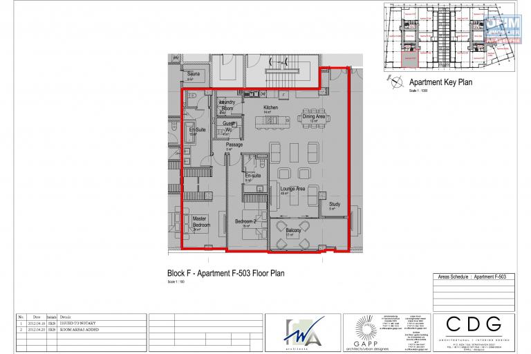 For resale an apartment accessible for purchase to foreigners and Mauritians in Grand Baie La Croisette with VIEW ON THE GOLF OF MONT CHOISY.