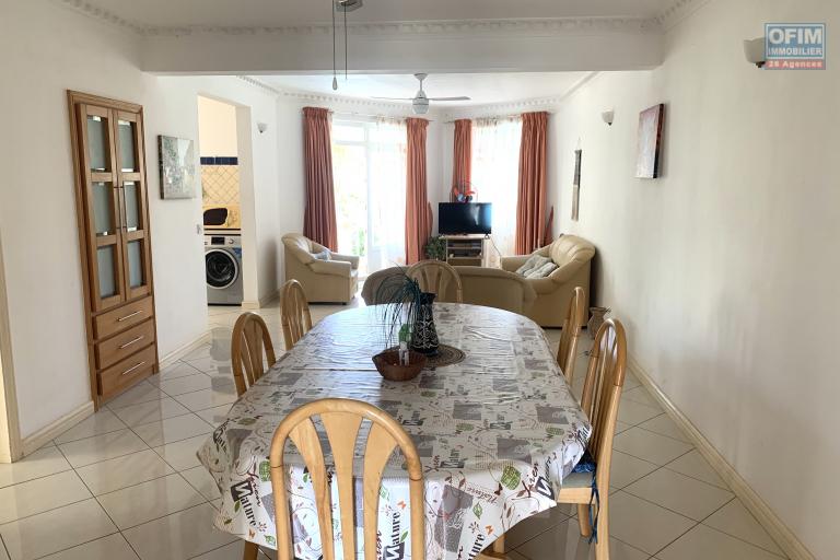 Flic En Flac for rent pleasant and large 2 bedroom apartment with swimming pool located in a secure residence two minutes from the beach and shops.