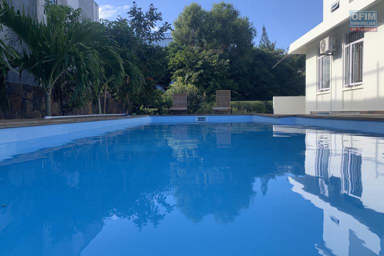 Flic en Flac for sale pleasant renovated 4 bedroom villa with swimming pool and garage located in a residential and quiet area.