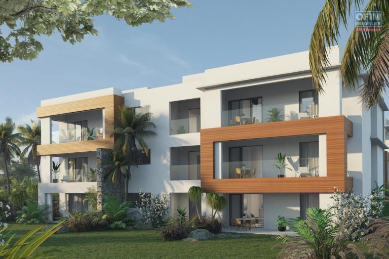 For sale a new and fully furnished apartment accessible for purchase to foreigners and Mauritians in Grand Baie next to the Lux Grand Baie hotel on the Royal Road.