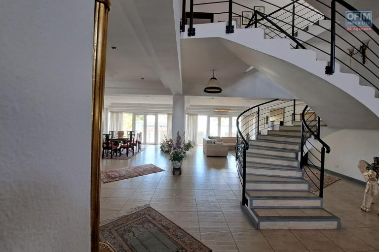 For sale magnificent high standing penthouse of 536m2 with sea view close to amenities in Grand Baie.