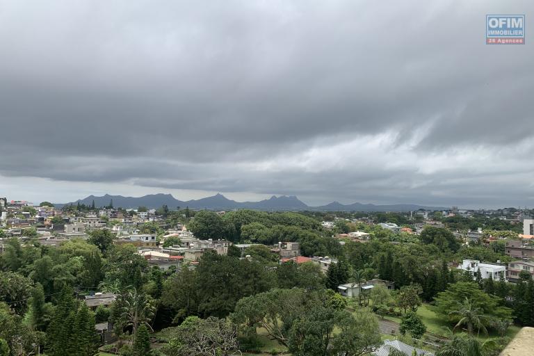 Curepipe for sale charming 3 bedroom apartment located on the eighth floor with elevator located in a secure residence close to amenities.