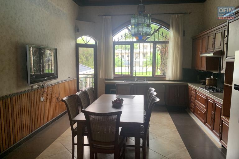 Curepipe for rent residence offering a wooded and enclosed garden with heated swimming pool, garage and games rooms.