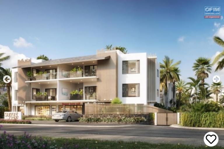 For sale 3 bedroom apartments from 128 to 146m² accessible to Malagasy and foreigners (R+2) in the heart of Tamarin.