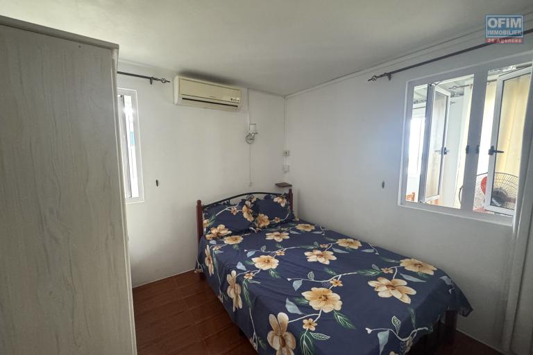 Flic en Flac for rent 2 bedroom apartment with open view, shared swimming pool and 1 parking space.
