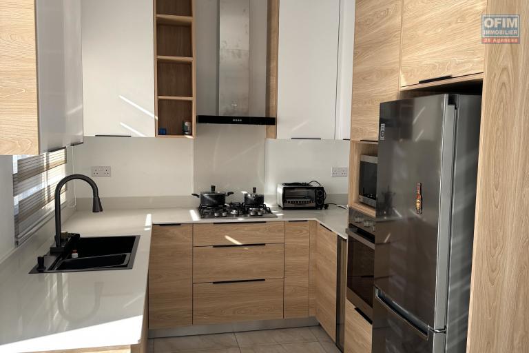 Flic en Flac for rent recent 3 bedroom apartment with shared swimming pool located on the second floor in a quiet residential area.