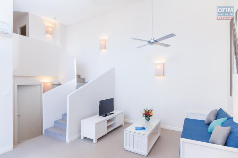 Trou aux Biches for sale, RES apartment accessible to foreigners located in the heart of a splendid luxury residence a stone's throw from the beach in a quiet area.