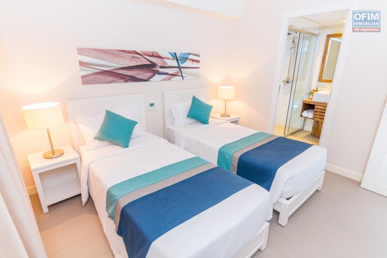 Trou aux Biches for sale, RES apartment accessible to foreigners located in the heart of a splendid luxury residence a stone's throw from the beach in a quiet area.
