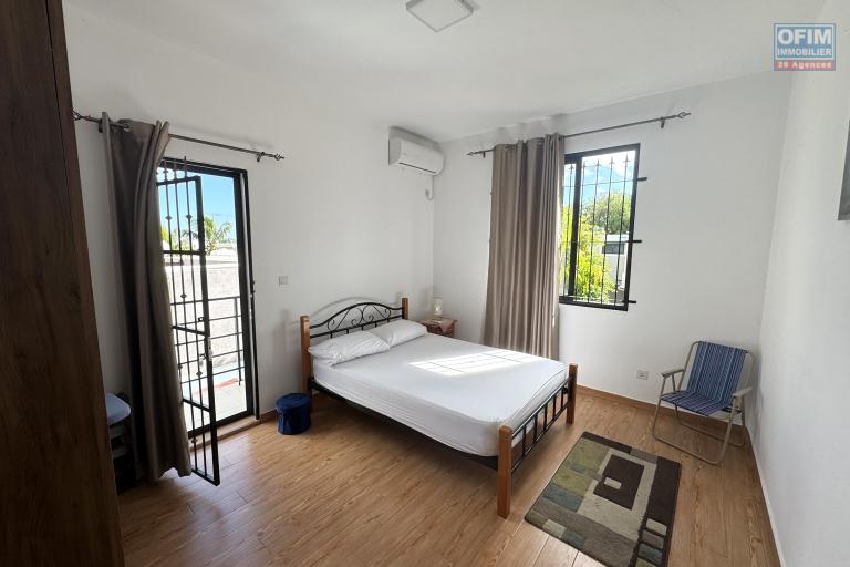 Flic en Flac for rent recent 4 bedroom duplex villa with swimming pool located in a quiet residential area.