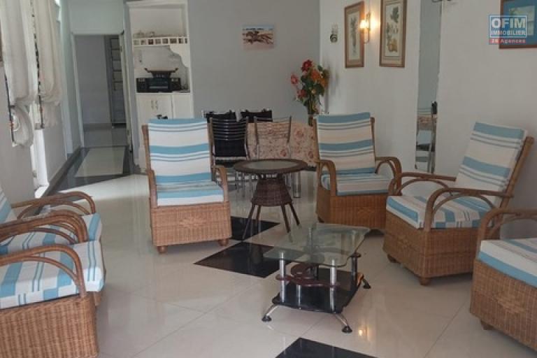 FOR RENT - Trou aux Biches, 2 minutes from the beach. Ground floor apartment, 3 bedrooms.