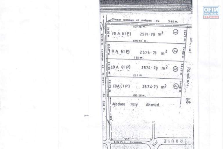Sale Land GRAND GAUBE - CALODYNE – photo 3 of 5 – Floor plan