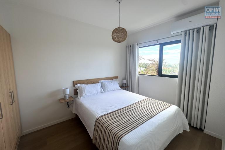 Tamarin – For rent, beautiful recent 1 bedroom apartment Located in the heart of the Smart City of Tamarin, this modern apartment offers an ideal living environment.