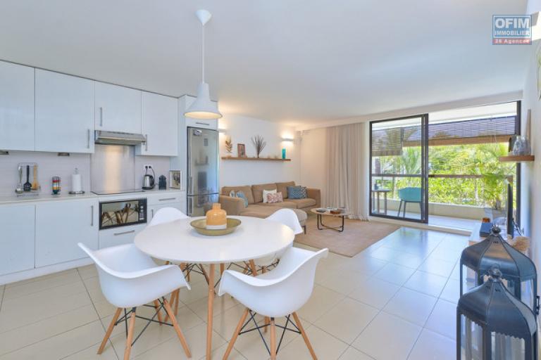 For sale: one bedroom apartment on the 1st floor, furnished and equipped, accessible to foreigners in Mont Choisy.