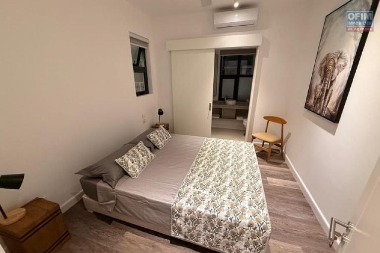 For sale: 3-bedroom duplex apartment with en suite rooms, ground floor, furnished, accessible to foreigners in Pointe Aux Canonniers.