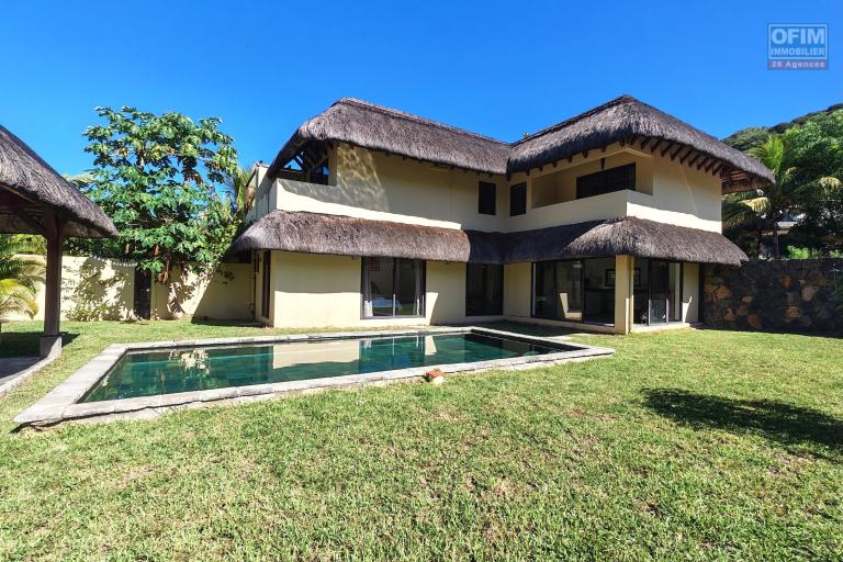 Mauritius &ndash; Black River: Luxury villa for sale, accessible to foreigners, with private pool