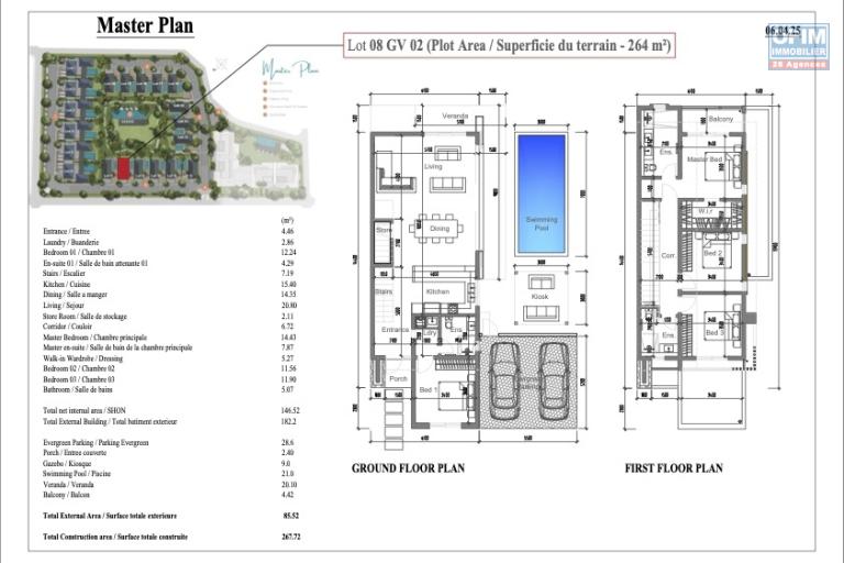High-end residential project located in Calodyne in the north of Mauritius