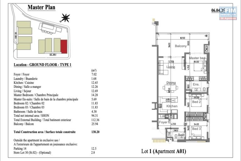 High-end residential project located in Calodyne in the north of Mauritius