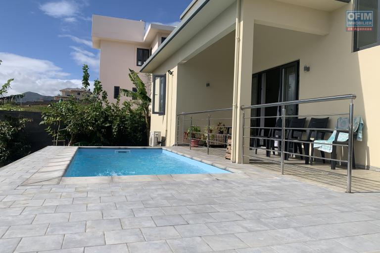 Flic en Flac, Mauritius – Modern 5-Bedroom Villa for Rent with Swimming Pool and Garage in a Secure Residential Estate