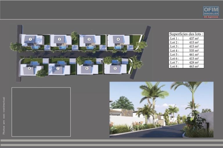 For sale a program of 16 new villas, exclusive sale to Mauritian citizens only, in a quiet and residential location in Mont Mascal.