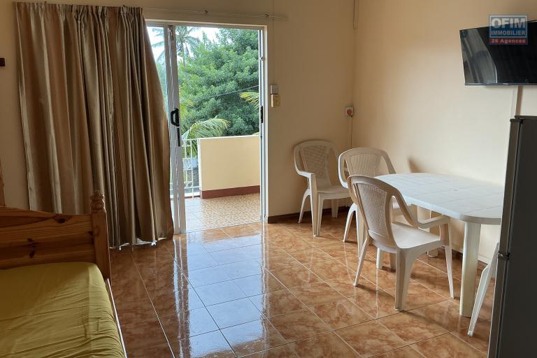 For rent – Furnished studio apartment with 1 bedroom in Péreybère, Mauritius