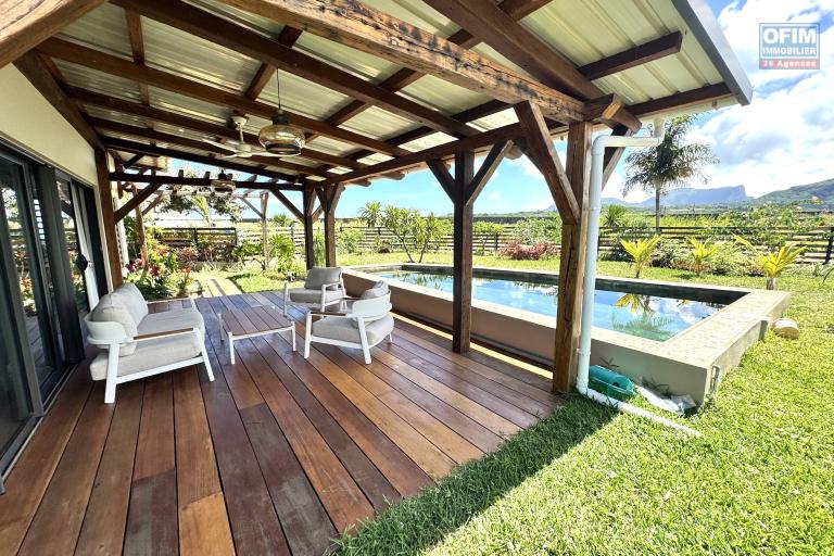 3-bedroom villa for rent – Tamarin, near golf