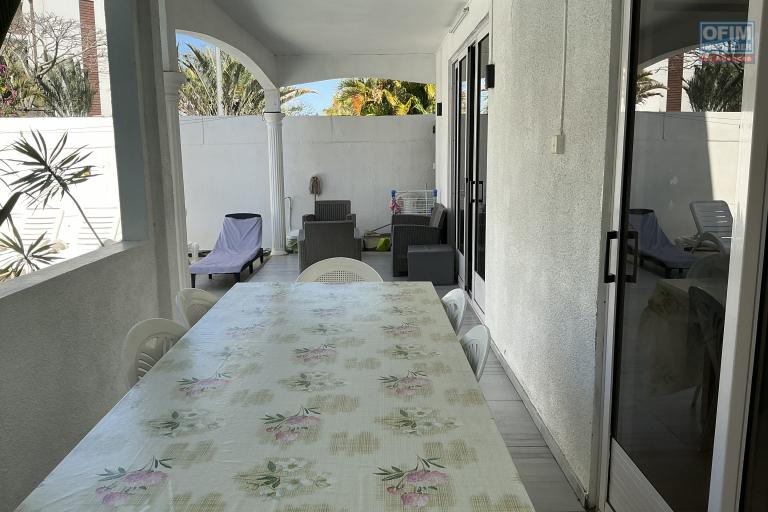 For sale in Mont Choisy, 300m from the beach. 4-bedroom villa + rooftop terrace. Reserved for local market - rare investment opportunity.