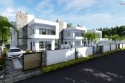 For sale three villas in Calodyne with sea view close to amenities and the lagoon.