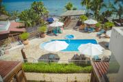 Tamarin for rent pleasant two-bedroom duplex apartment located by the ocean with a swimming pool.