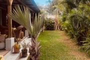 For rent charming and cozy two-bedroom house and beautiful garden in Pointe aux Piments.