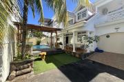  Flic En Flac for rent 3 bedroom villa with swimming pool and garage in a quiet location close to shops and beach.