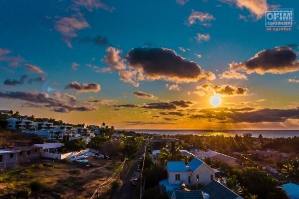 Accessible to foreigners and Mauritians: Exclusive Tamarin superb opportunity for this project of 9 apartments located in Black Rock with breathtaking views of the bay of Tamarin quiet in Mauritius.