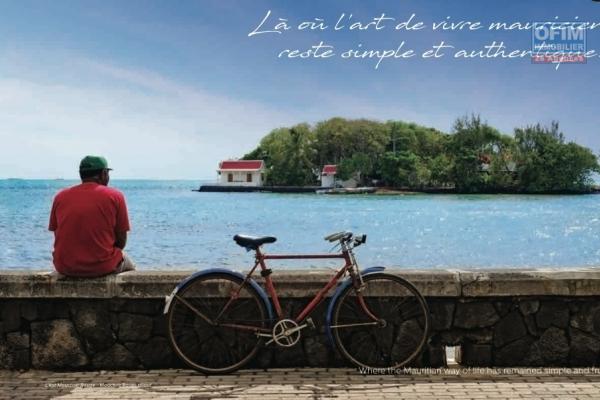 Pointe d'Esny for sale land of 630M2 to 1250M2 in an idyllic natural setting near the most beautiful lagoon of the island.