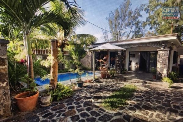 2 bedroom house plus swimming pool for long term rental in Cap Malheureux.