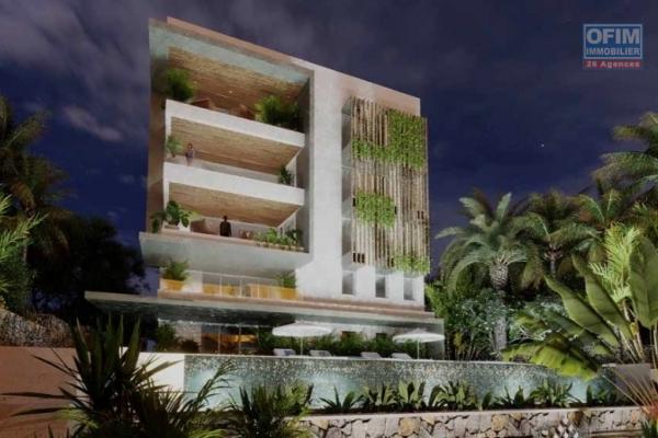 Flic en Flac for sale apartment project located in a luxury complex with swimming pool close to shops and the beach.