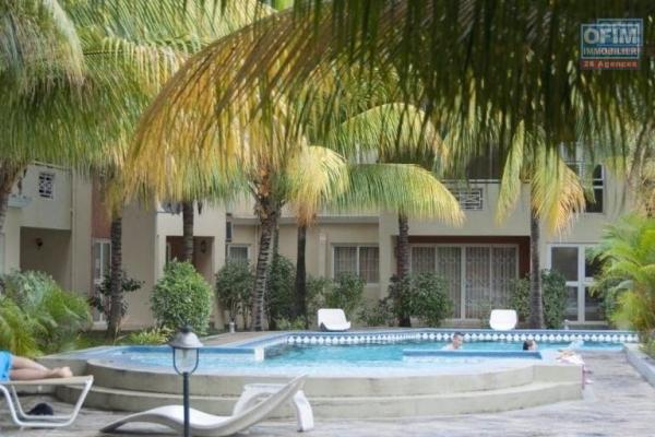 In a secure residence with caretaker, 2 bedroom apartment for long term rental in Flic en Flac.