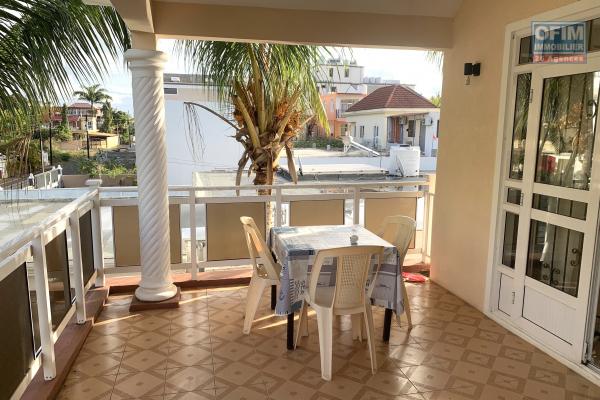 Flic En Flac for rent a four bedroom apartment located at the top of a villa close to the beach in a quiet area.