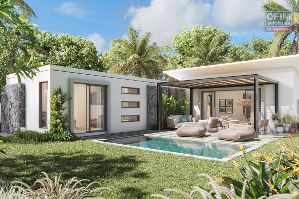 Sale of luxury villa with 3 bedrooms accessible to foreigners and Mauritians 100 meters from the beach of Trou aux Biches.