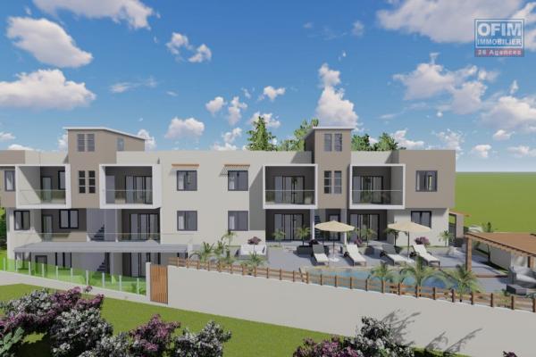 Flic en Flac for sale magnificent project of 3 bedroom apartments with roof top with a splendid view and swimming pool located in a secure residence in a quiet area.