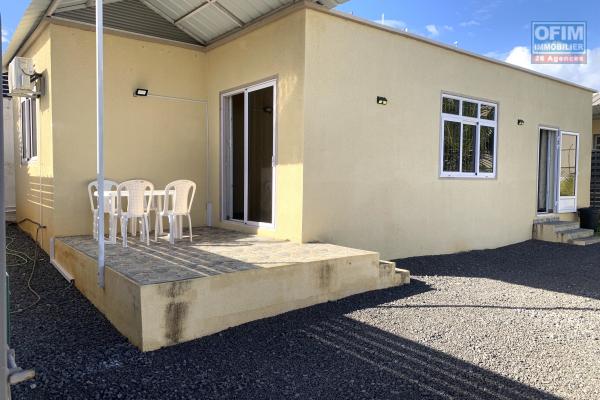 Flic En Flac for sale recent two-bedroom villa located in a residential morcellement, easy to access and not far from amenities.