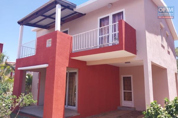 For sale a 3 bedroom bungalow in a secure and maintained residence with a communal swimming pool in Grand Gaube.