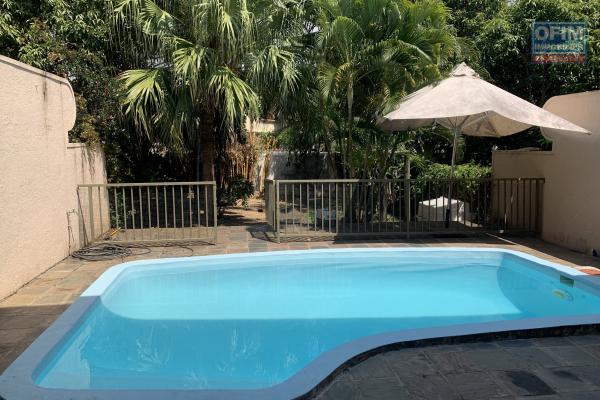 Tamarin for sale a lovely 4 bedroom duplex villa with swimming pool located close to shops and beach.