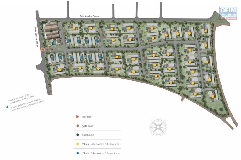 Albion à vendre villas d’exceptions avec piscine, vue et à deux pas de la plage. Accessibles aux étrangers, un projet unique dans l’ouest.