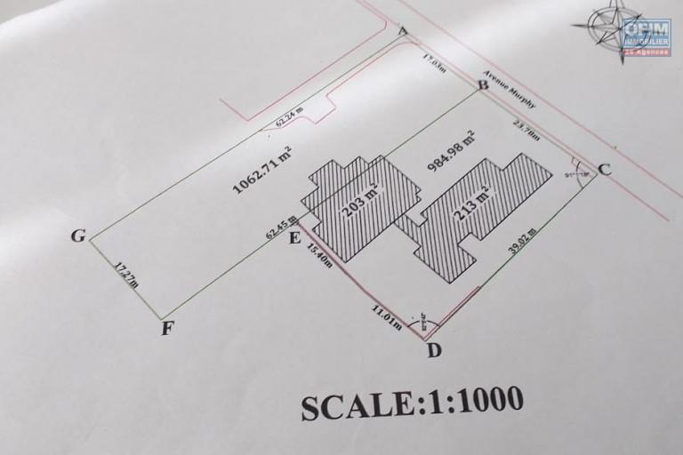 Quatre Bornes for sale land of 2047 m&sup2; near  La Louise ideal for Promoter.
