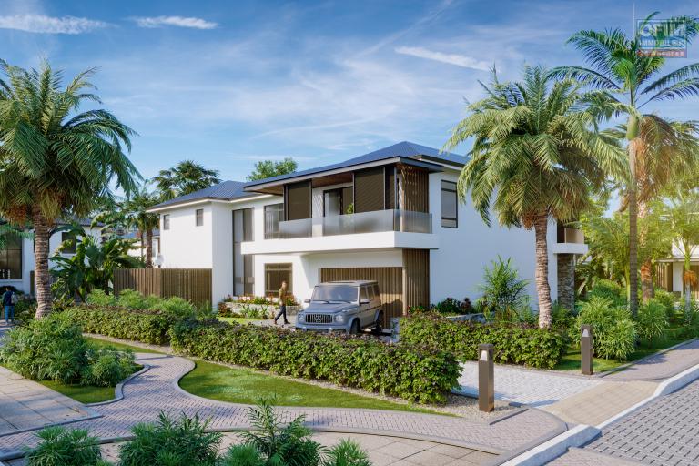  Flic en Flac à vendre Villas de luxe  dans un nouveau morcellement sécurisé de la Smart City accessibles également aux résidents étrangers.