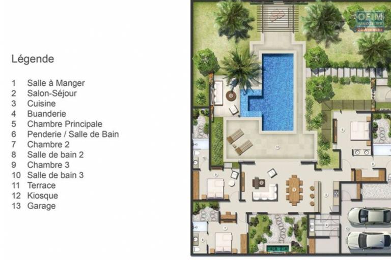 Accessible aux étrangers Maison / Villa GRAND BAIE - PEREYBERE - POINTE AUX CANONNIERS – photo 9 sur 9